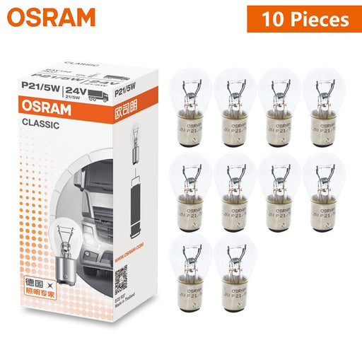 OSRAM 24V P21/5W S25 1157 Truck Standard Brake Light Reverse Lamps Original Auto Signal Bulbs BAY15d 7537 Wholesale (10pcs) Default Title