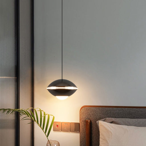 Nordic Luxury Black Pendant Lights Bedside Decor Dining Room Kitchen Fixture Chandeliers Restaurant Bar Golden Hanging Lamp