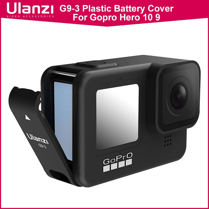 Ulanzi G9-3 Plastic Battery Cover For Gopro Hero 9 10 11 Type-C Charging Port Removable Battery Lid Cover for Gopro Accessories